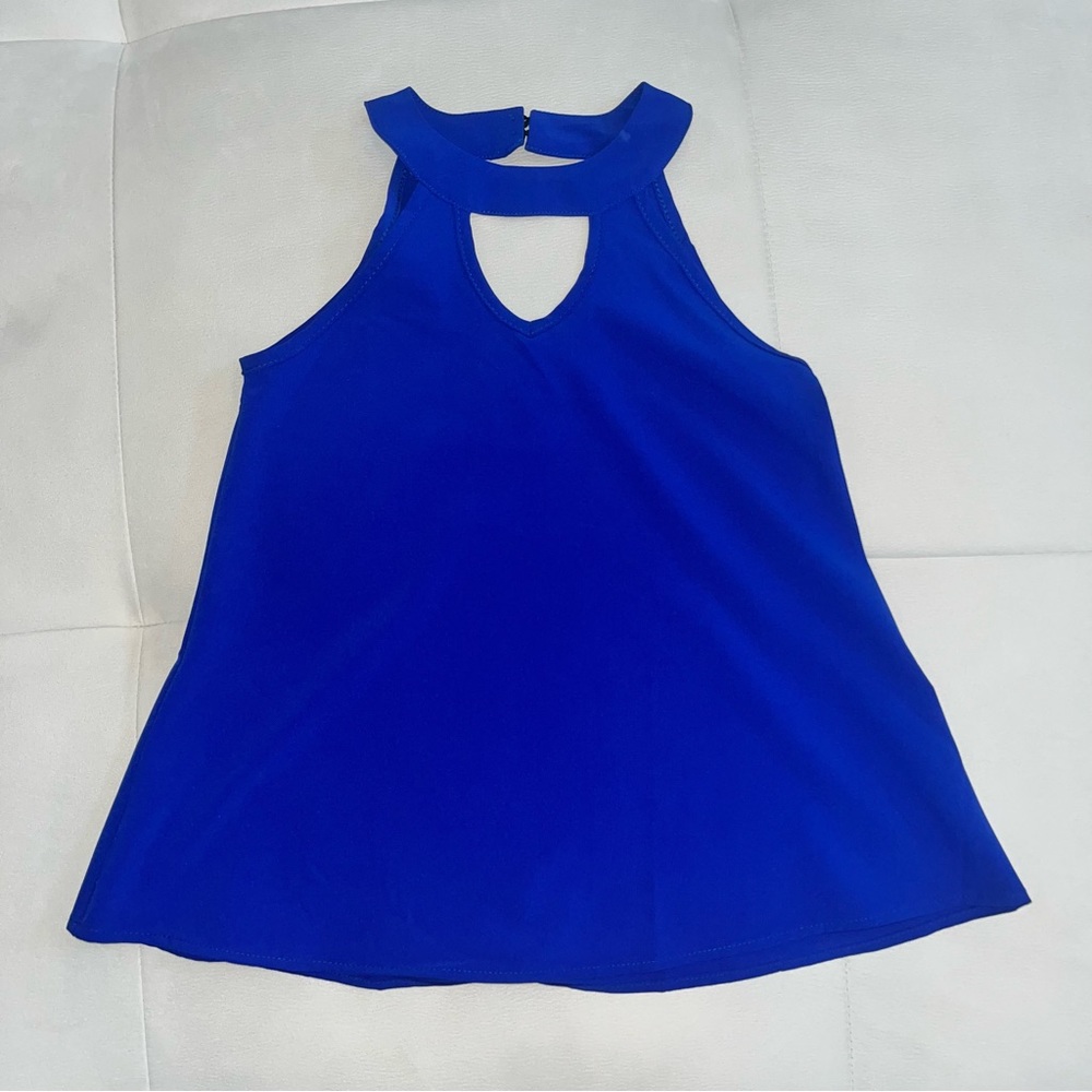 Sally Miller Couture Blue Top